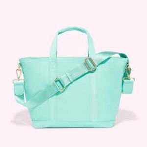 New with tags - Stoney Clover Lane Mini Tote Bag, mint/aqua